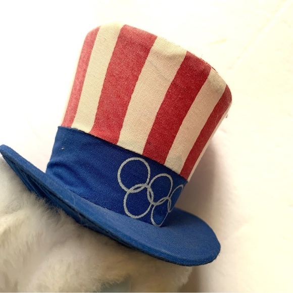 Sam The Olympic Eagle Vintage Stuffed Animal 1980 - Picture 11 of 13